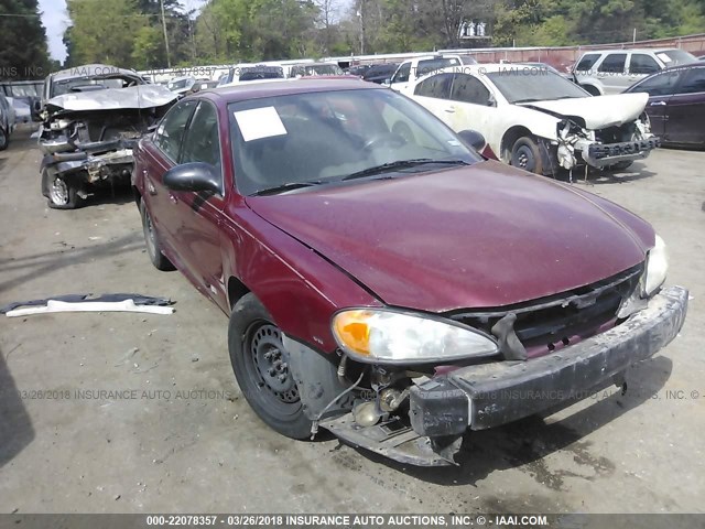 1G2NE52EX5M122401 - 2005 PONTIAC GRAND AM SE MAROON photo 1