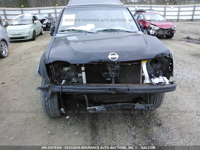 5N1ED28Y04C648695 - 2004 NISSAN XTERRA XE/SE BLACK photo 6