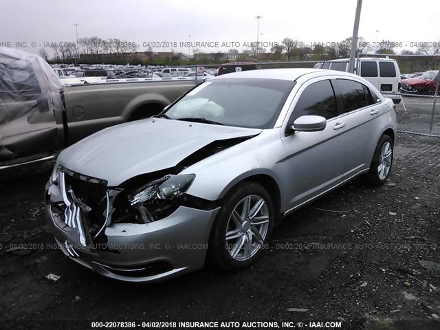 1C3CCBBB9CN164180 - 2012 CHRYSLER 200 TOURING SILVER photo 2