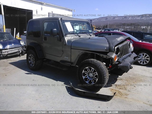 1J4FA29155P314346 - 2005 JEEP WRANGLER / TJ SE BEIGE photo 1