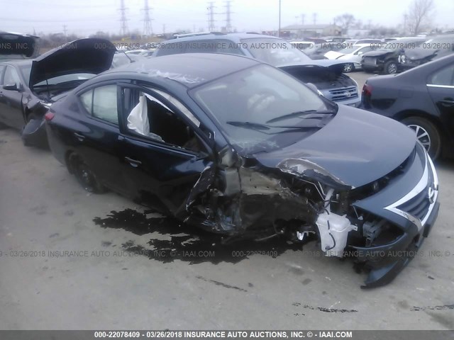 3N1CN7AP7HL891537 - 2017 NISSAN VERSA S/S PLUS/SV/SL Dark Blue photo 1
