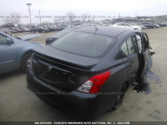 3N1CN7AP7HL891537 - 2017 NISSAN VERSA S/S PLUS/SV/SL Dark Blue photo 4