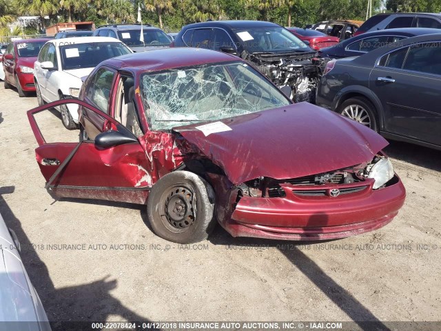 1NXBR12E7XZ182002 - 1999 TOYOTA COROLLA VE/CE/LE RED photo 1