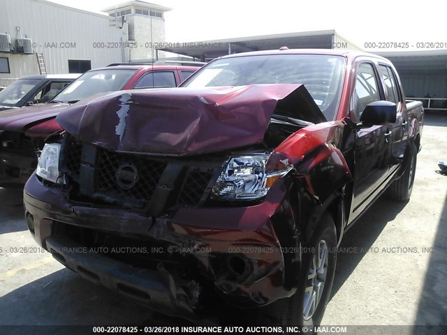 1N6AD0ER2FN765591 - 2015 NISSAN FRONTIER S/SV/SL/PRO-4X BURGUNDY photo 2