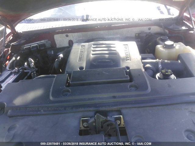 1FMFU16587LA25630 - 2007 FORD EXPEDITION XLT Rot Foto 10