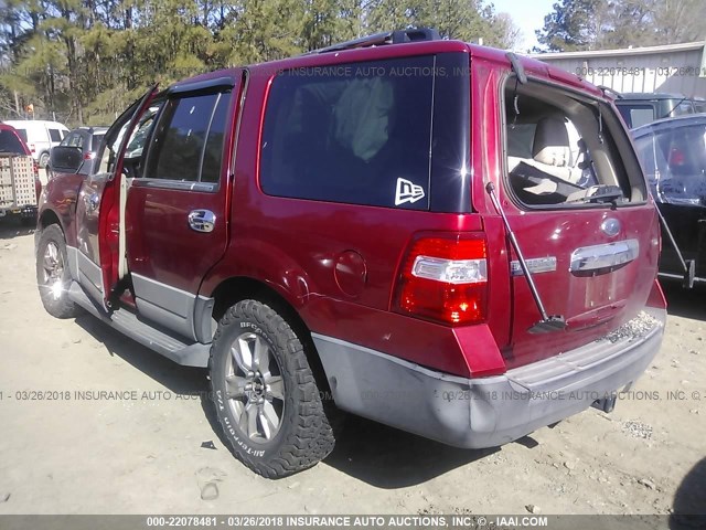 1FMFU16587LA25630 - 2007 FORD EXPEDITION XLT Rot Foto 3