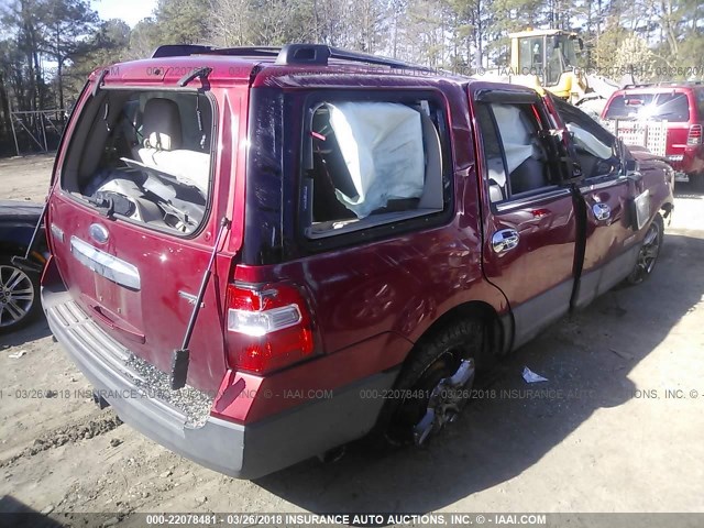 1FMFU16587LA25630 - 2007 FORD EXPEDITION XLT Rot Foto 4