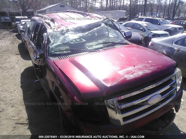 1FMFU16587LA25630 - 2007 FORD EXPEDITION XLT RED photo 6