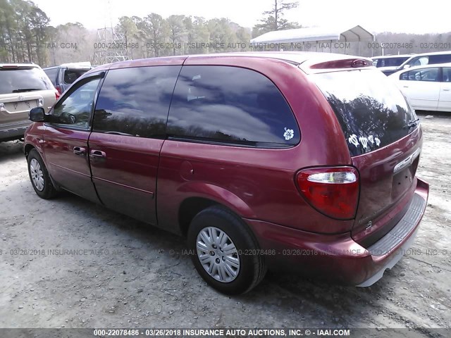 2A4GP44R66R830033 - 2006 CHRYSLER TOWN & COUNTRY LX RED photo 3