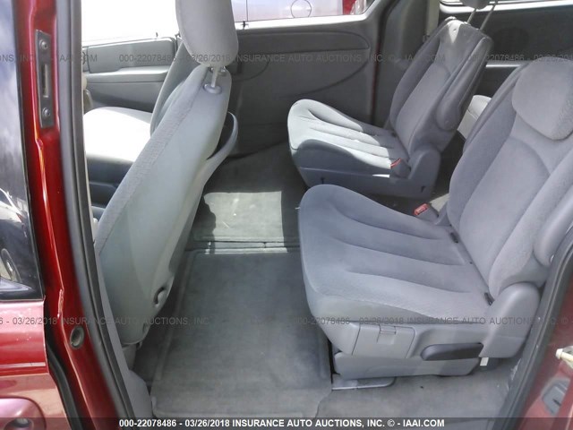 2A4GP44R66R830033 - 2006 CHRYSLER TOWN & COUNTRY LX RED photo 8