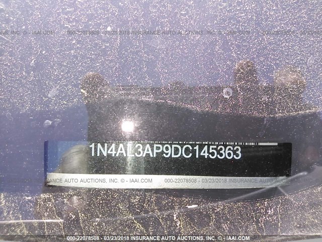 1N4AL3AP9DC145363 - 2013 NISSAN ALTIMA 2.5/S/SV/SL ვერცხლისფერი ფოტო 9