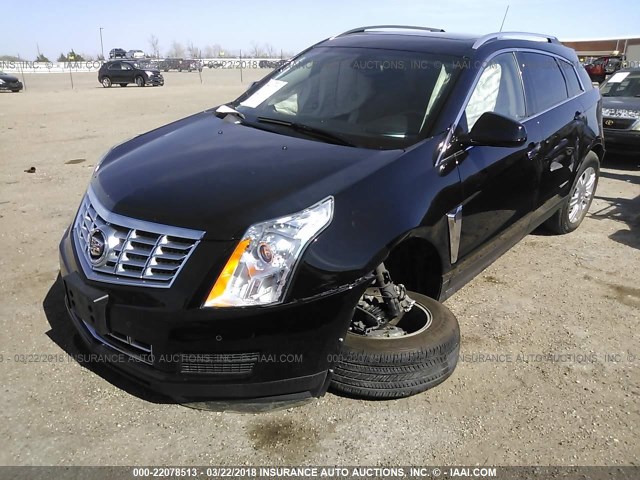 3GYFNEE39FS525128 - 2015 CADILLAC SRX LUXURY COLLECTION BLACK photo 2