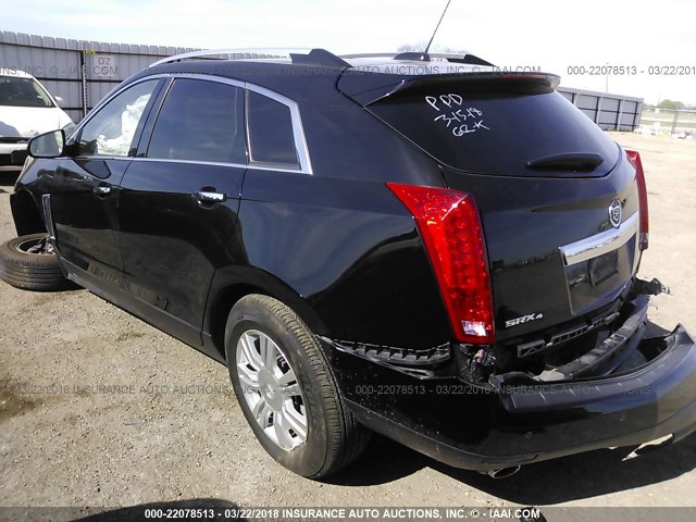 3GYFNEE39FS525128 - 2015 CADILLAC SRX LUXURY COLLECTION BLACK photo 3