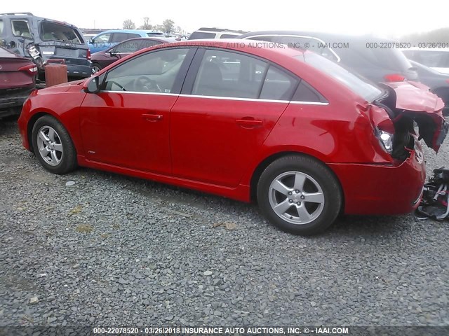 1G1PE5SB0G7213570 - 2016 CHEVROLET CRUZE LIMITED LT RED photo 3