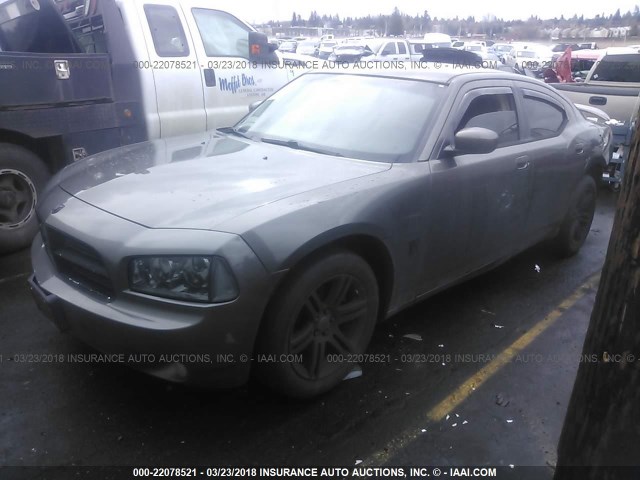 2B3CA3CV4AH108204 - 2010 DODGE CHARGER SXT GREEN photo 2