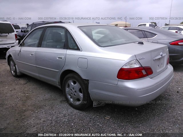 4T1BF28B23U274561 - 2003 TOYOTA AVALON XL/XLS SILVER photo 3