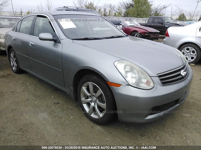 JNKCV51F26M613512 - 2006 INFINITI G35 GRAY photo 1