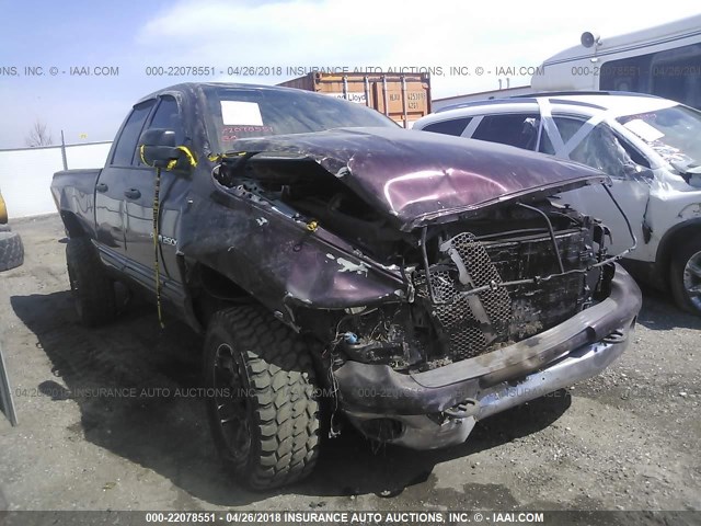 3D7KS28C85G714657 - 2005 DODGE RAM 2500 ST/SLT BURGUNDY photo 1