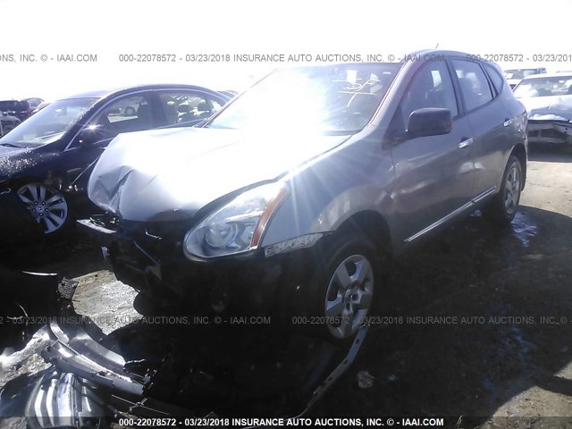 JN8AS5MT9BW565884 - 2011 NISSAN ROGUE S/SV/KROM SILVER photo 2