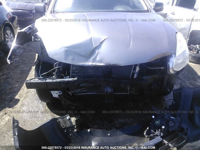 JN8AS5MT9BW565884 - 2011 NISSAN ROGUE S/SV/KROM SILVER photo 6