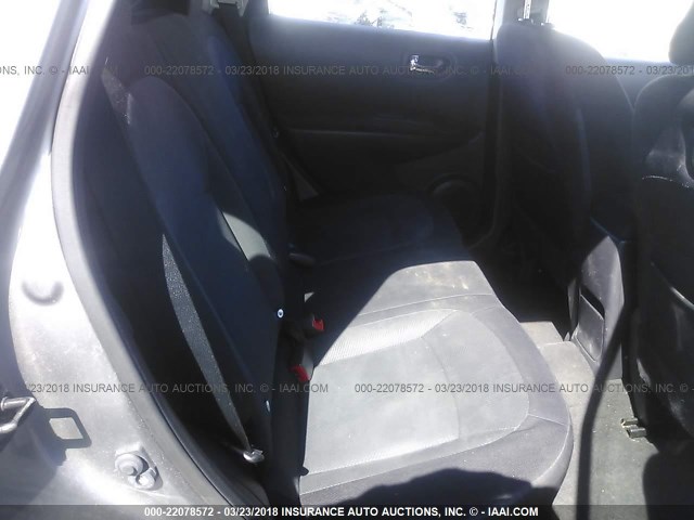 JN8AS5MT9BW565884 - 2011 NISSAN ROGUE S/SV/KROM SILVER photo 8