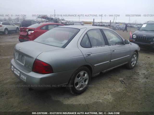 3N1CB51D74L833974 - 2004 NISSAN SENTRA 1.8/1.8S SILVER photo 4