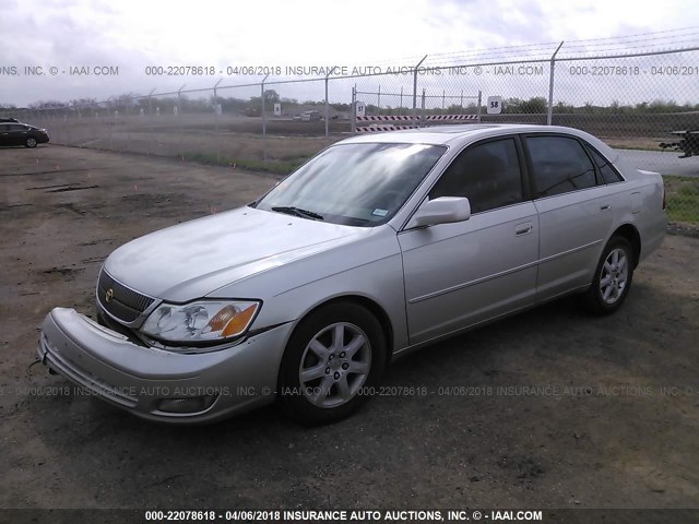 4T1BF28B5YU008880 - 2000 TOYOTA AVALON XL/XLS BEIGE photo 2