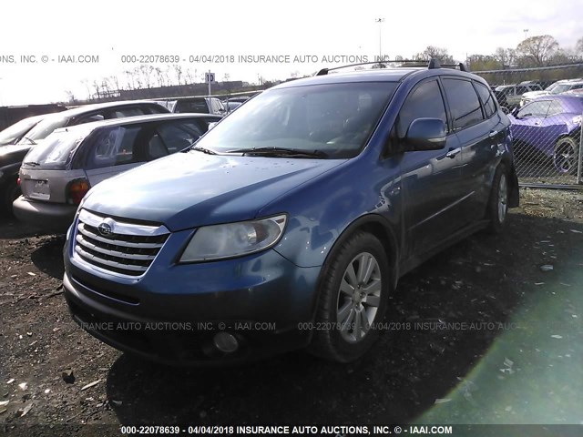 4S4WX91D784407888 - 2008 SUBARU TRIBECA BLUE photo 2