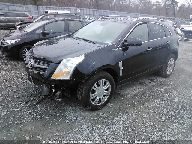 3GYFNAEY5AS552761 - 2010 CADILLAC SRX LUXURY COLLECTION BLACK photo 2