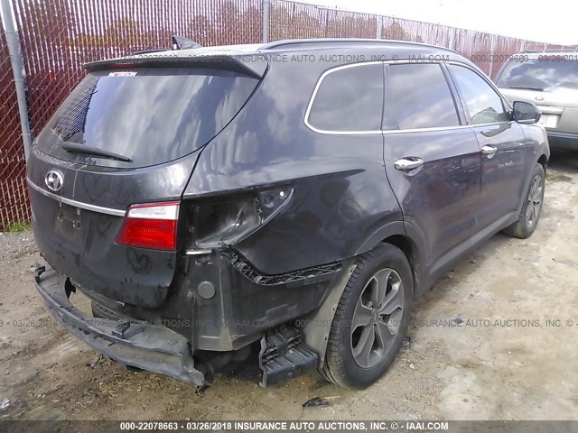 KM8SM4HF3GU154472 - 2016 HYUNDAI SANTA FE SE BROWN photo 4