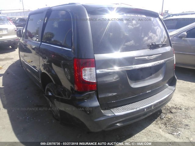 2A4RR5DG4BR785160 - 2011 CHRYSLER TOWN & COUNTRY TOURING GRAY photo 3