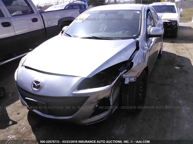 JM1BL1UF5B1426493 - 2011 MAZDA 3 I SILVER photo 2