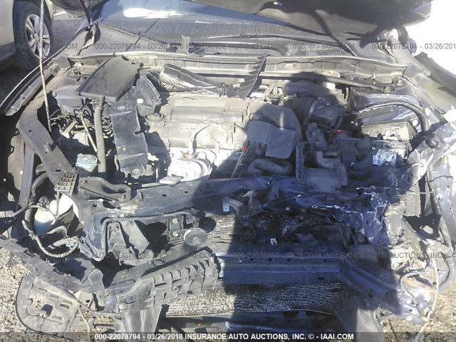 1HGCR2F80DA096158 - 2013 HONDA ACCORD EXL BLUE photo 10