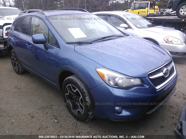 JF2GPACC6EH201465 - 2014 SUBARU XV CROSSTREK 2.0 PREMIUM BLUE photo 1