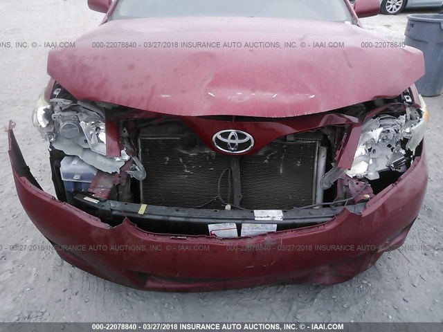 4T1BF3EKXBU178413 - 2011 TOYOTA CAMRY SE/LE/XLE Красный фото 6