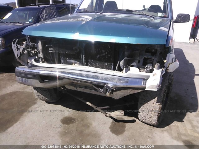 2FTHF26F2SCA70281 - 1995 FORD F250 GREEN photo 6