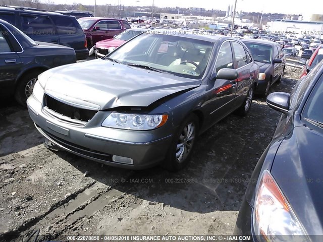 KMHFC46F37A143416 - 2007 HYUNDAI AZERA SE/LIMITED GREEN photo 2