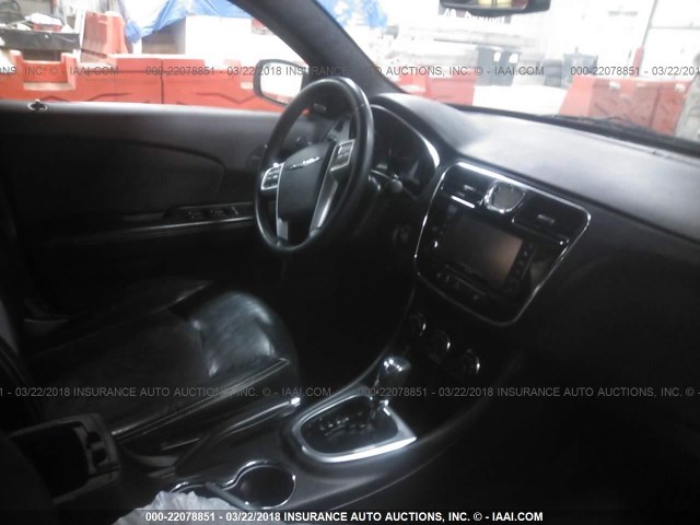 1C3CCBHG1CN327276 - 2012 CHRYSLER 200 S GRAY photo 5