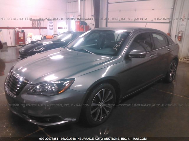 1C3CCBHG1CN327276 - 2012 CHRYSLER 200 S GRAY photo 6