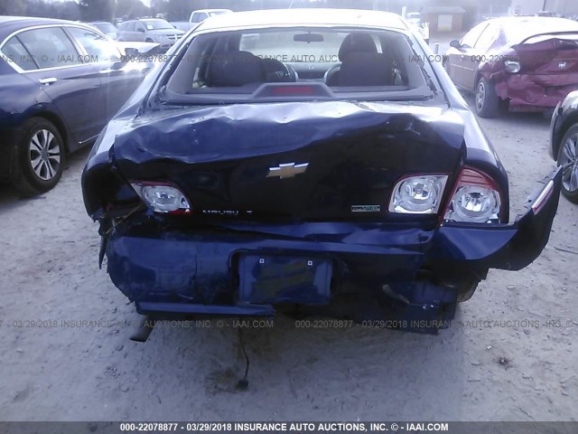 1G1ZC5EU9BF287449 - 2011 CHEVROLET MALIBU 1LT 深蓝色 照片 6