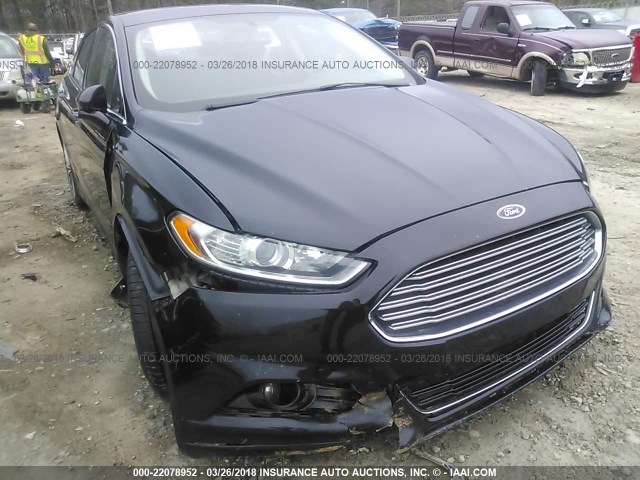 3FA6P0K90ER137390 - 2014 FORD FUSION TITANIUM BLACK photo 6