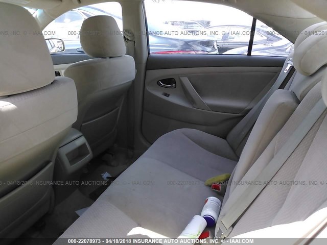 4T1BF3EK7AU086013 - 2010 TOYOTA CAMRY SE/LE/XLE GOLD photo 8