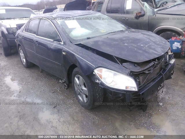 1G1ZG57B284237206 - 2008 CHEVROLET MALIBU LS Mavi foto 1