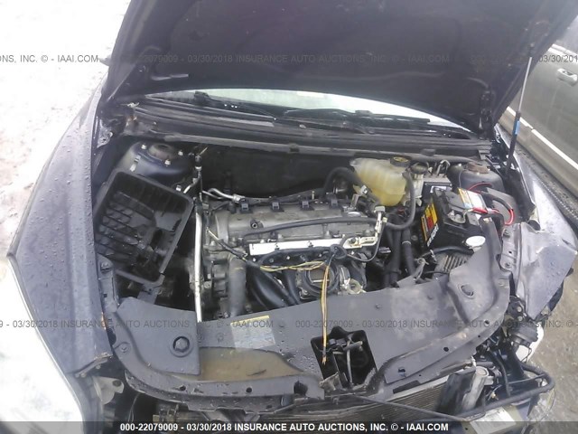 1G1ZG57B284237206 - 2008 CHEVROLET MALIBU LS Mavi foto 10