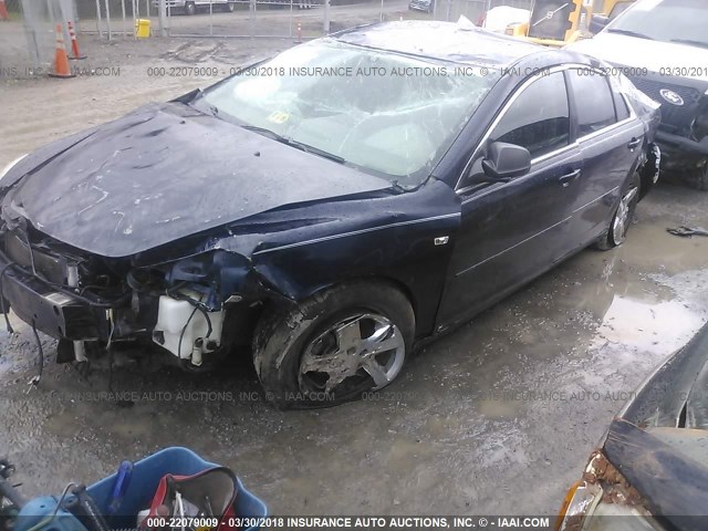 1G1ZG57B284237206 - 2008 CHEVROLET MALIBU LS Mavi foto 2
