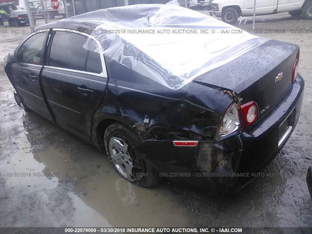 1G1ZG57B284237206 - 2008 CHEVROLET MALIBU LS Mavi foto 3