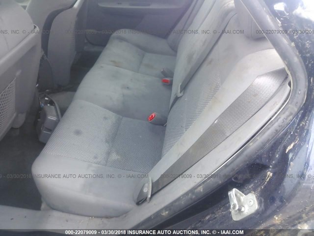 1G1ZG57B284237206 - 2008 CHEVROLET MALIBU LS Mavi foto 8