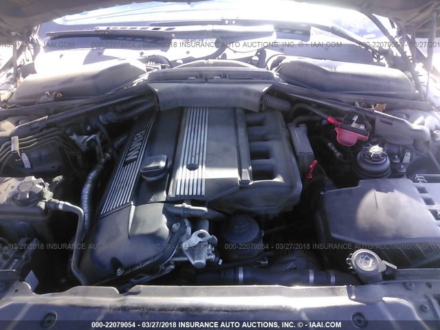 WBANA53505B857645 - 2005 BMW 525 I BLACK photo 10