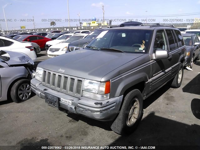 1J4GZ78S7VC606205 - 1997 JEEP GRAND CHEROKEE LIMITED/ORVIS SILVER photo 2