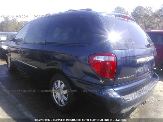 2C4GP54L15R383908 - 2005 CHRYSLER TOWN & COUNTRY TOURING BLUE photo 3
